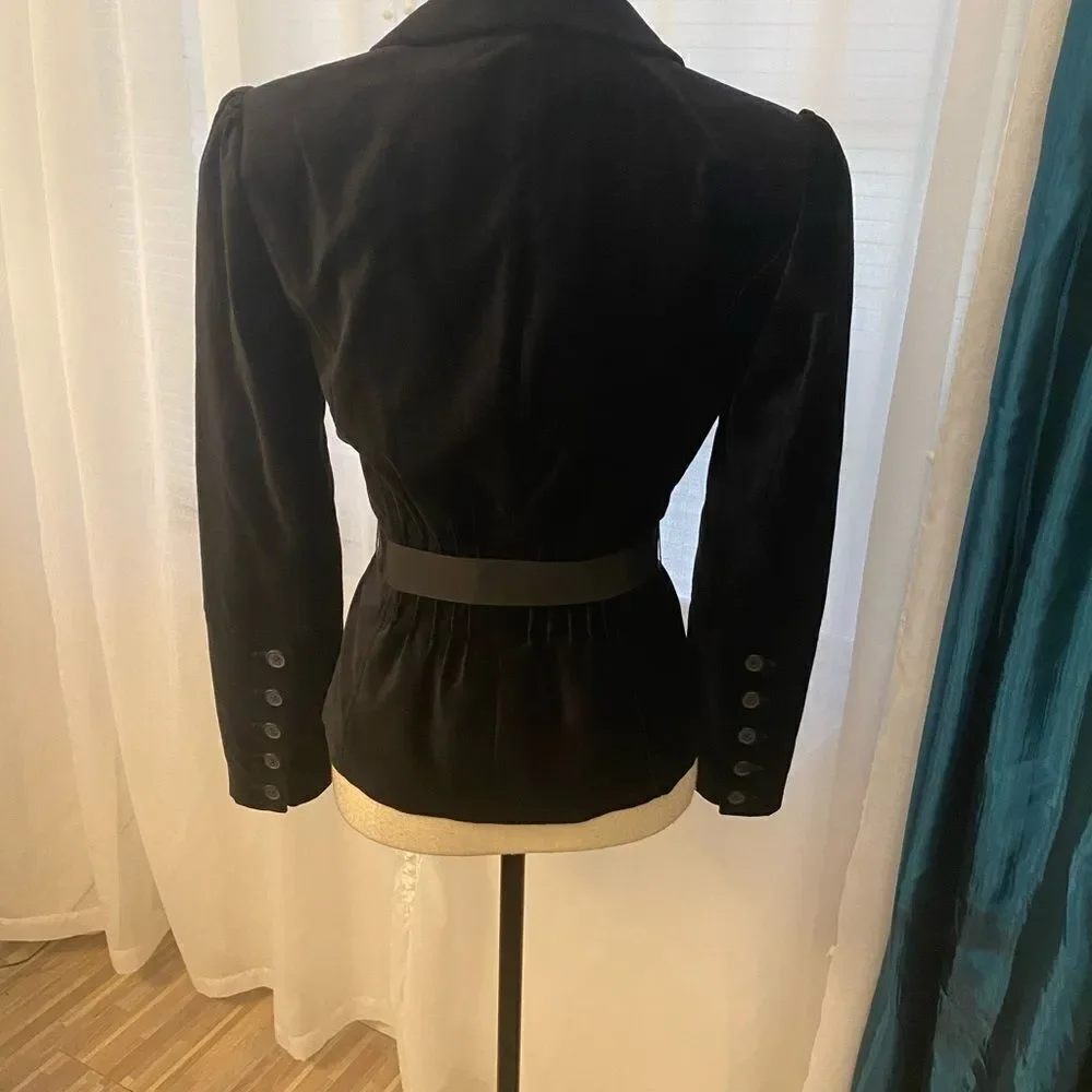 NEXT velour blazer ,S